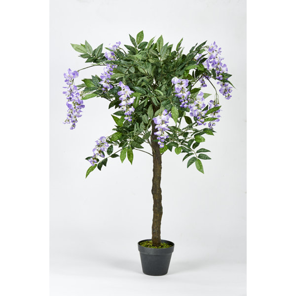 Primrue 48'' Faux Moss Tree in Pot Wayfair